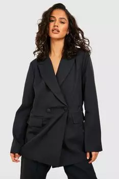 Яркий пиджак оверсайз mix & match Boohoo, черный