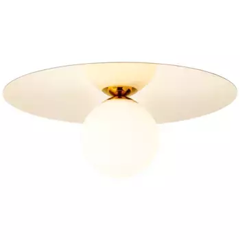 Яркий потолочный светильник "Zon", 1 лампочка, лампа G9 | без лампочки, потолочный светильник золото Brilliant 30 см, Высота: 13 см, цвет gold