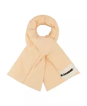 Яркий шарф из полиэстера Jil Sander, розовый