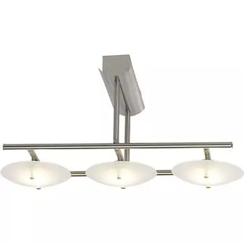 Яркий светодиодный потолочный светильник Fashion Round, матовое железо, 3 x 5 Вт, 900 лм, теплый белый, 3000 К, с регулируемой яркостью BRILLIANT