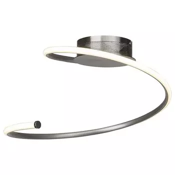 Яркий светодиодный потолочный светильник Sepa хром 47см 24,8Вт 1980лм теплый белый 3000K EasyDim с регулируемой яркостью BRILLIANT