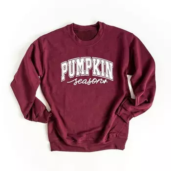 Яркий свитшот Pumpkin Season Simply Sage Market, цвет Maroon