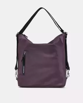 Ярко-красная сумка-трансформер из нейлонового рюкзака-рюкзака Mandarina Duck, фиолетовый