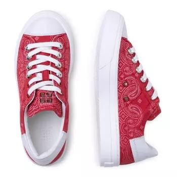 Ярко-красные кроссовки Givenchy, красный