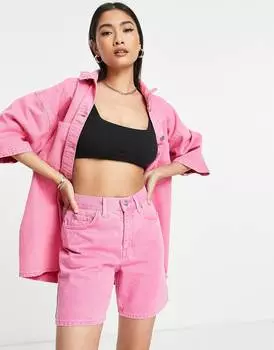 Ярко-розовые шорты Topshop Ultimate Editor