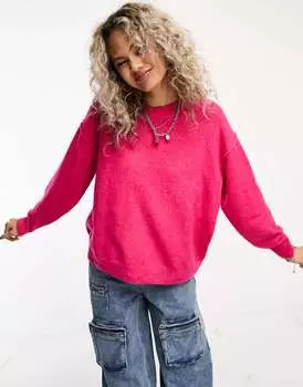 Ярко-розовый джемпер Weekday Annie