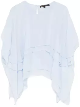 Ярусная блузка Maje, синий