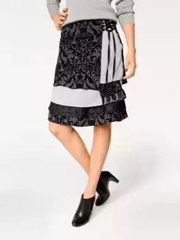 Ярусная юбка ASHLEY BROOKE от Heine Ashley Brooke By Heine, черный