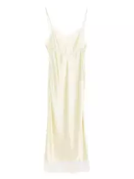 Ярусное платье-комбинация Kiki de Montparnasse, желтый