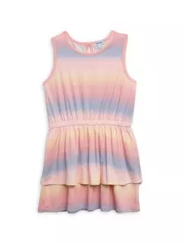Ярусное платье с эффектом омбре для маленьких девочек Splendid