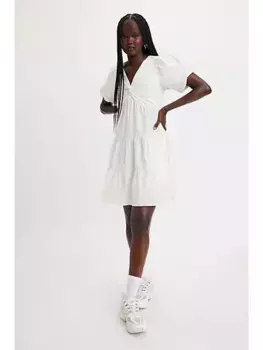 Ярусное платье с объемными рукавами Levi's, белый