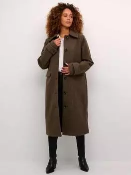 Ярусное плюшевое пальто аннелиз KAFFE, цвет Chestnut