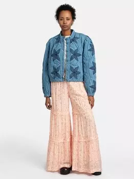 Ярусные брюки emmaline Free People, оранжевый