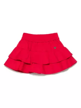 Ярусные шорты Monnalisa, красный