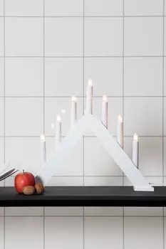 Ярвский подсвечник Star Trading, белый