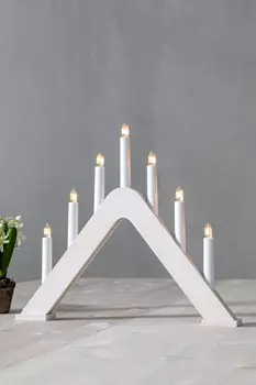 Ярвский подсвечник Star Trading, белый