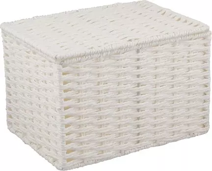 Ящик для хранения Chidorisangyou, белый, Ш 9,1 x Г 6,3 x В 5,9 дюйма (23 x 16 x Tidorisangyou, Wht