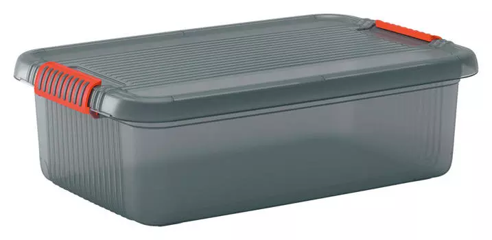 Ящик для хранения Keter, серый/оранжевый