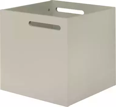 Ящик для хранения TemaHome "Берлин", с ручками для транспортировки, доступны разные цвета 34х34х34 см, серый