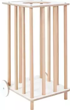 Ящик для хранения Tojo "детский зоопарк" для хранения плюшевых и приятных игрушек, высота 68 см 35х68х40 см, белый