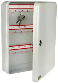 Ящик для ключей Burgwachter "CS 42", ящик для ключей Burg Wchter 23,5х31х7,5 см, светло-серый