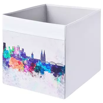 Ящик, Силуэт города Кёльн, 33x38x33 см, DRNA IKEA