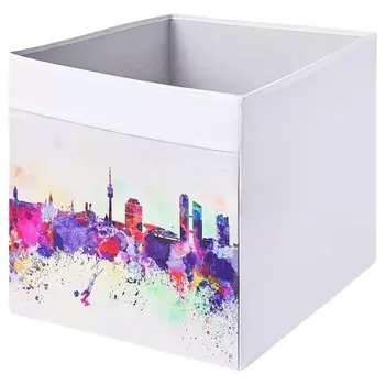 Ящик, Силуэт города Мюнхен, 33x38x33 см, DRNA IKEA