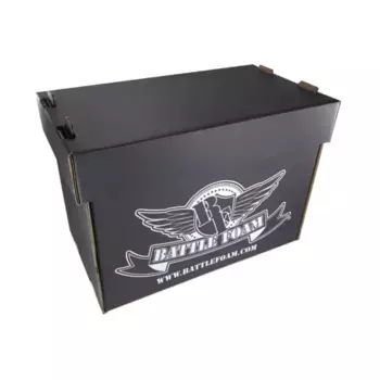 Ящик-укладчик — средний (пустой) (черный как камень), Battle Foam - Stacker Boxes