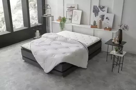 Yatas Bedding пуховое одеяло из микрофибры "DACRON-Light", нормальное, (1 шт.), долговечное фирменное качество 135х200 см, белый