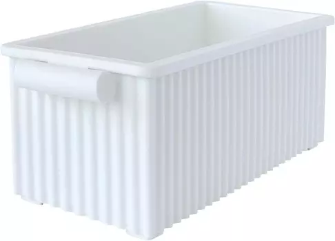 Yawata Kasei Sceltevie 245261 Ящик для хранения Omni Props Neutral S, Ш 10,6 x Г 4,1 x В 3,1 дюйма (27 x 10,3 x 8 см), белый, сделано в Японии, White (Wh)