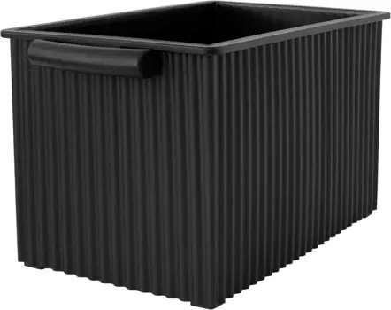 Yawata Kasei Sceltevie 245490 Ящик для хранения, Omni-Props, нейтральный, L, Ш 10,7 x Г 6,0 x В 6,1 дюйма (27,3 x 15,2 x 15,5 см), черный, сделано в Японии, Black