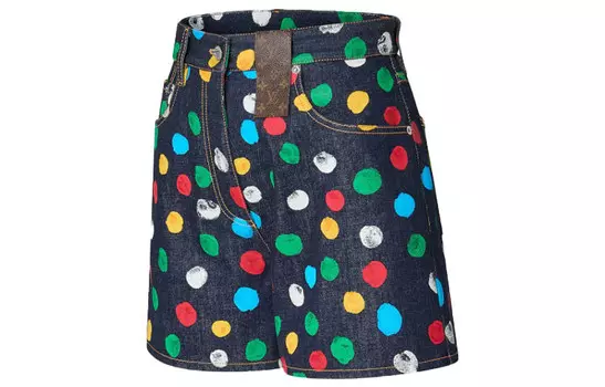 Yayoi Kusama X Yayoi Kusama повседневные шорты женские черные Louis Vuitton