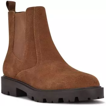 Yeeps женские эластичные ботинки Chelsea Pull On Nine West, цвет medium brown