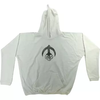 YEEZY Альбом VULTURES Peripheral Series Канье Хайнань, сессия прослушивания, толстовка GOSHA YZY CRESCENT, унисекс, белая