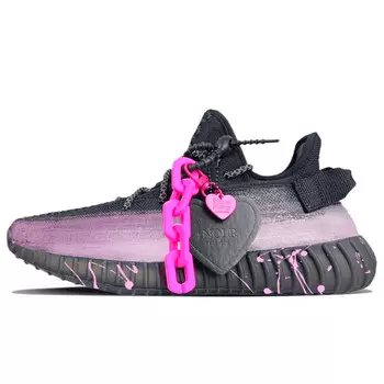 Yeezy Boost 350 Кроссовки Lifestyle унисекс с низким верхом, черный, белый, серый Adidas Originals