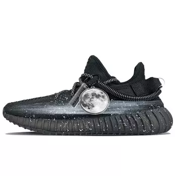 Yeezy Boost 350 Кроссовки Lifestyle унисекс с низким верхом, черный, белый, серый Adidas Originals