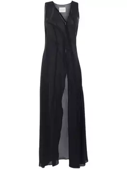 YEHUAFAN топ без рукавов, черный