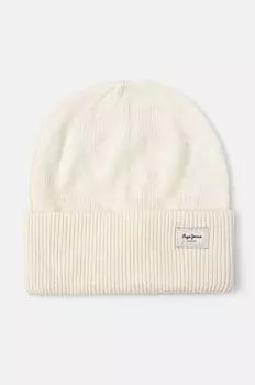 YELA HAT шапка из смесовой шерсти Pepe Jeans, бежевый