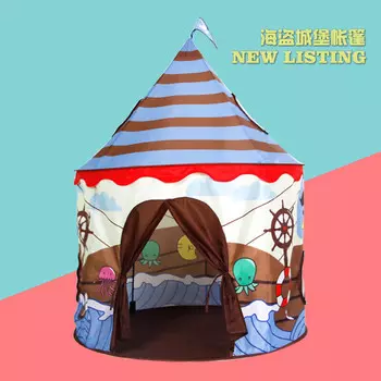 Yjhome Детская палатка в стиле Учжоу, домашний игровой домик, домашняя игрушка, пиратская палатка