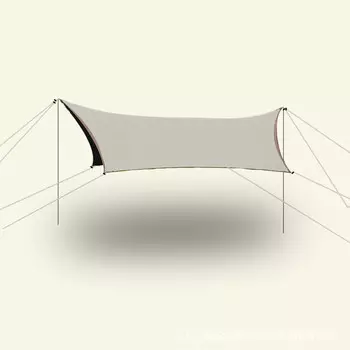 Yjhome Hengluda большой навес с ромбом для улицы, 300D виниловая решетка, полное затемнение цвета слоновой кости, белый 450*550