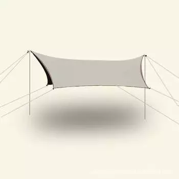 Yjhome Hengluda большой навес с ромбом для улицы, 300D виниловая решетка, полное затемнение цвета слоновой кости, белый 450*650