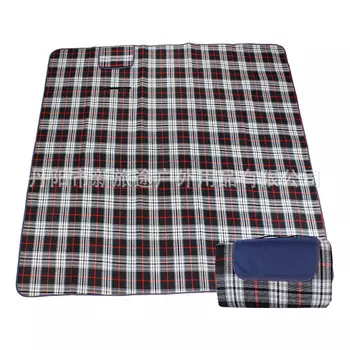 Yjhome новое путешествие, уличный акриловый тканевый коврик для пикника, тканевый коврик для пикника, черный и красный клетчатый коврик 150*200 см