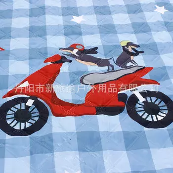 Yjhome новый коврик для пикника, утолщенный напольный коврик «Счастливый щенок», кожаный стиль для переноски, 200*300 см