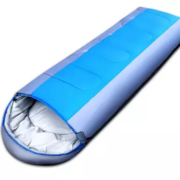 Yjhome SamCamel, для взрослых, для осенне-зимнего сезона, теплый, для дома, для кемпинга, для путешествий, грязный пуховый хлопковый спальный мешок, синий