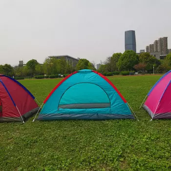 Yjhome уличная дорожная палатка, автоматическая палатка, ручная палатка 200*100*110, для одного человека, с одной дверью, случайный цвет