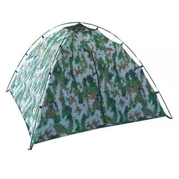 Yjhome Ziyouhike камуфляжная палатка, индивидуальная палатка, водонепроницаемая утолщенная палатка для кемпинга, 2*2, одинарная хлопковая палатка двойного назначения, инструкция