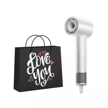 YLH501 Фен 1600W с отрицательными ионами для быстрой сушки и ухода за волосами Mi, H501 White Valentine's Day gift box