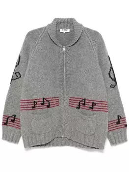 YMC кардиган Cowichan, серый