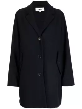 YMC пальто Eno на пуговицах, синий