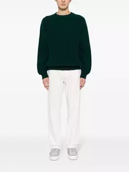 YMC шерстяной джемпер Suedehead, зеленый